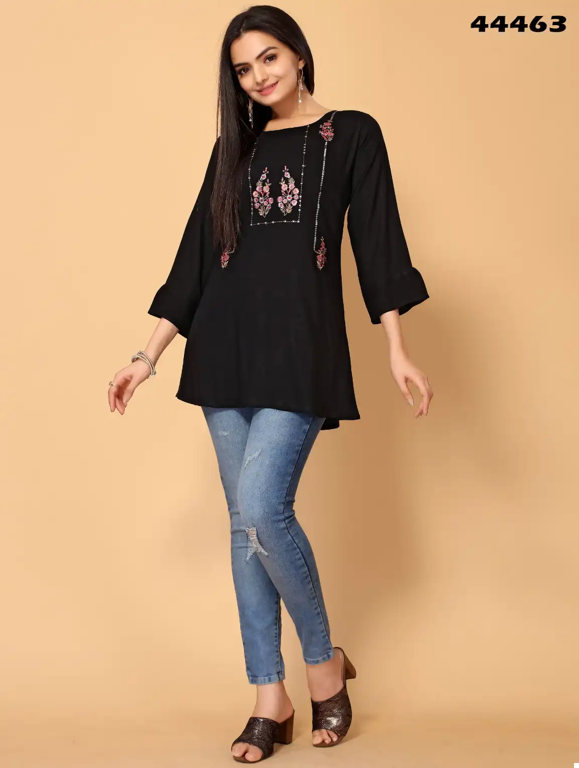 Mahotsav Tarini Vol 06 Rayon Slub Wholesale Western Short Top Catalog — Wholesale Kurtis, MPA wholesale from Surat — view 1
