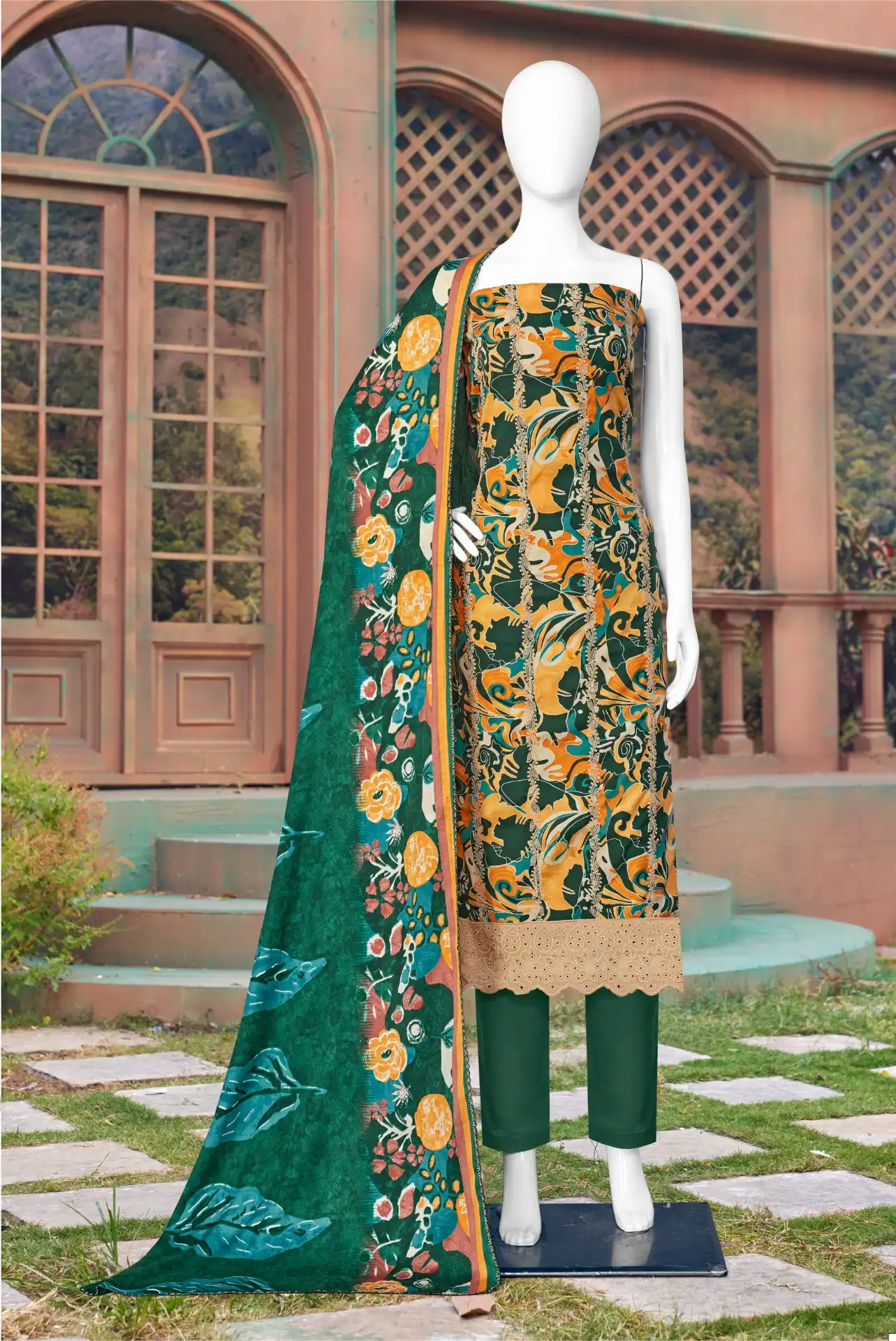 Bipson Thar-2408 Pure Pashmina Wholesale Winter Wear Suits Catalog — Wholesale Salwar Suits, MPA wholesale from Surat - Gallery Image 2