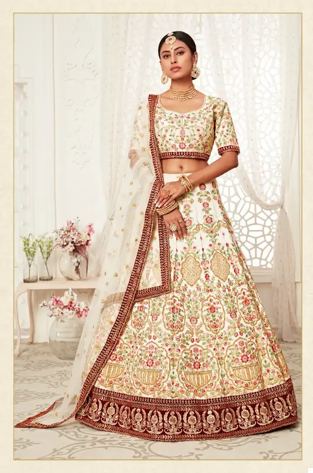Zeel Traditional Vol-2 Velvet Wholesale Designer Lehenga Catalog — Wholesale Lehenga, MPA wholesale from Surat - Gallery Image 3