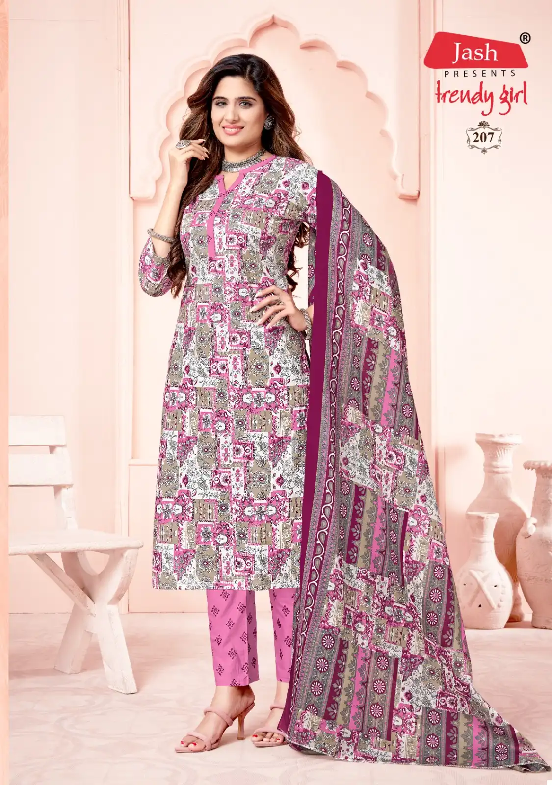 Jash Trendy Girl Vol 2 Pure Cotton Wholesale Readymade Salwar Suit Catalog — Wholesale Salwar Suits, MPA wholesale from Surat - Gallery Image 3