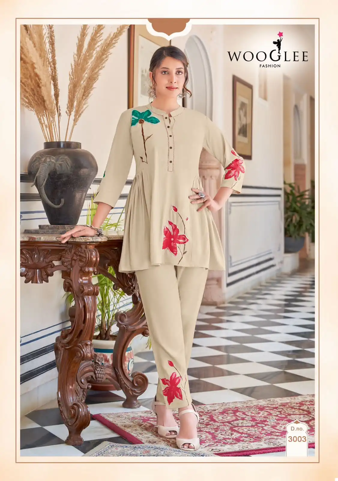 Wooglee Tulip Heavy Rayon Wholesale Kurti Catalog — Wholesale Kurtis, MPA wholesale from Surat - Gallery Image 2