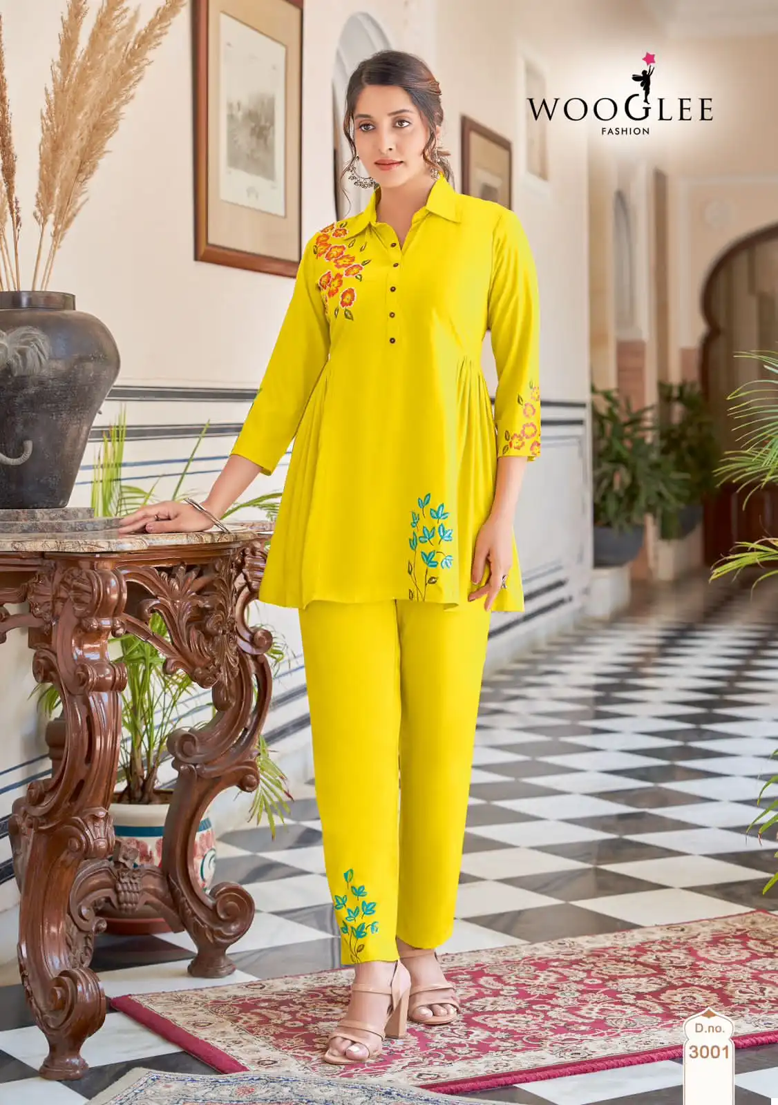 Wooglee Tulip Heavy Rayon Wholesale Kurti Catalog — Wholesale Kurtis, MPA wholesale from Surat - Gallery Image 3