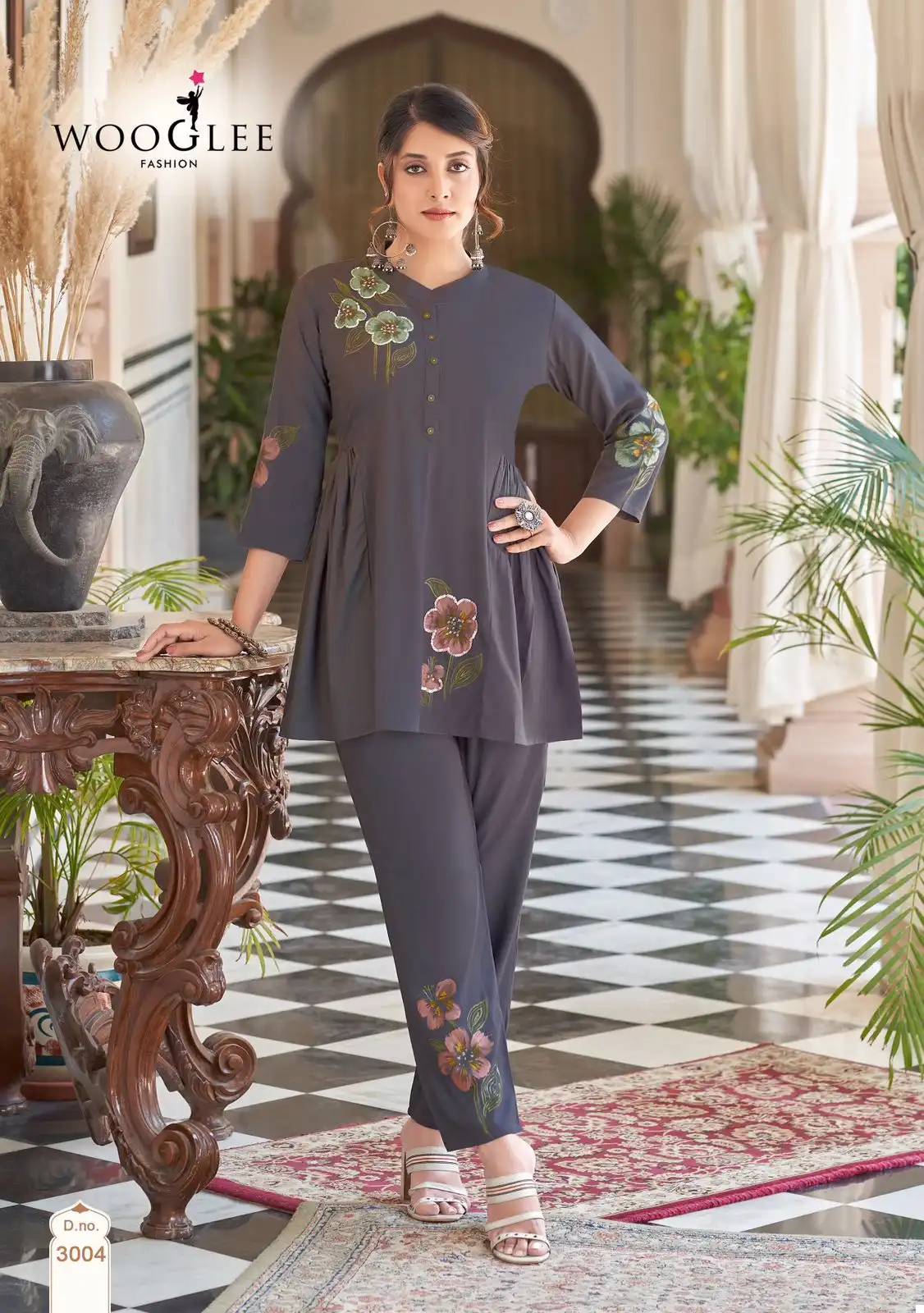 Wooglee Tulip Heavy Rayon Wholesale Kurti Catalog — Wholesale Kurtis, MPA wholesale from Surat — view 4