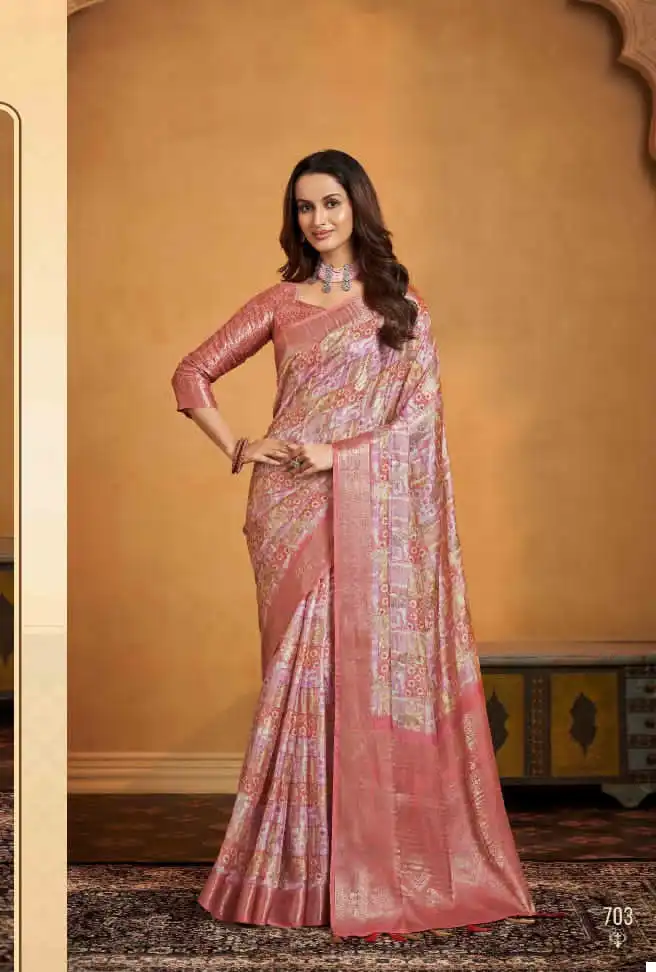 Anmol Tulip Vol-07 Soft Digital Print Wholesale Saree Catalog — Wholesale Sarees, MPA wholesale from Surat - Gallery Image 4