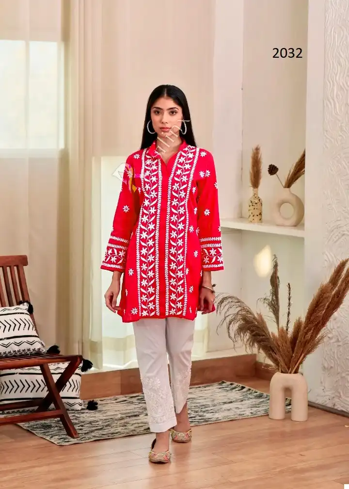Rasili Thaniya Heavy Rayon Wholesale Designer Kurtis Catalog — Wholesale Kurtis, MPA wholesale from Surat - Gallery Image 3