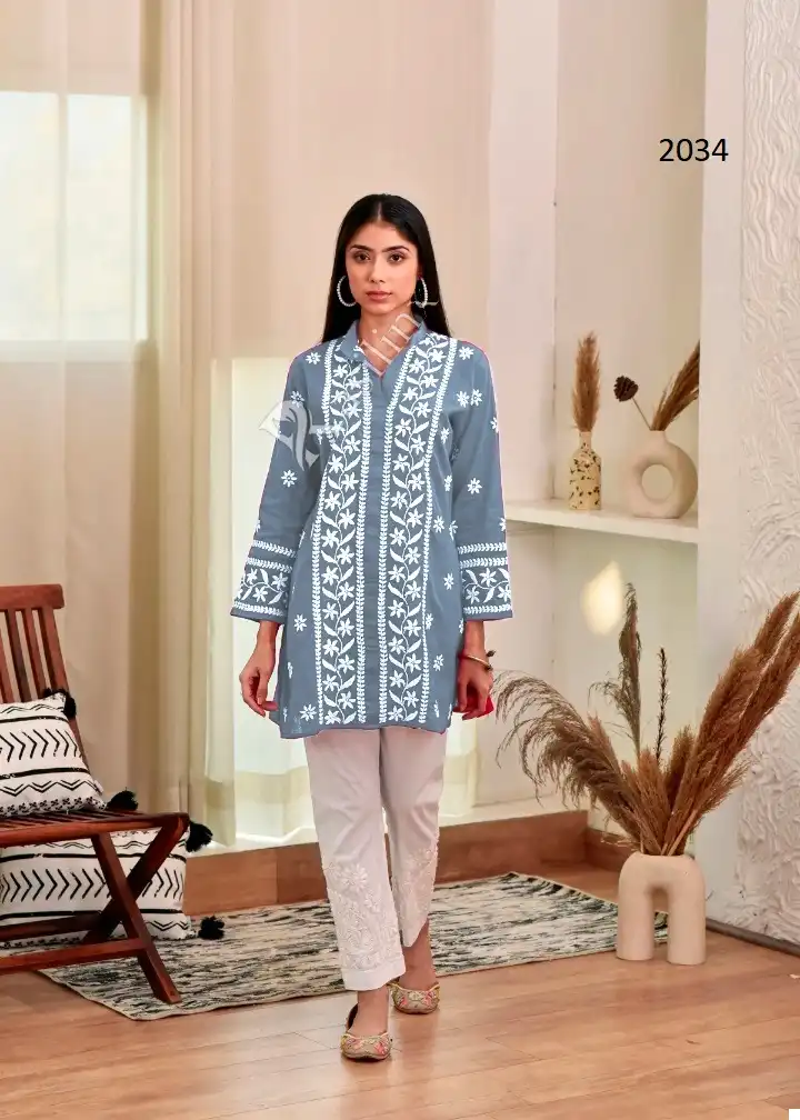 Rasili Thaniya Heavy Rayon Wholesale Designer Kurtis Catalog — Wholesale Kurtis, MPA wholesale from Surat - Gallery Image 4
