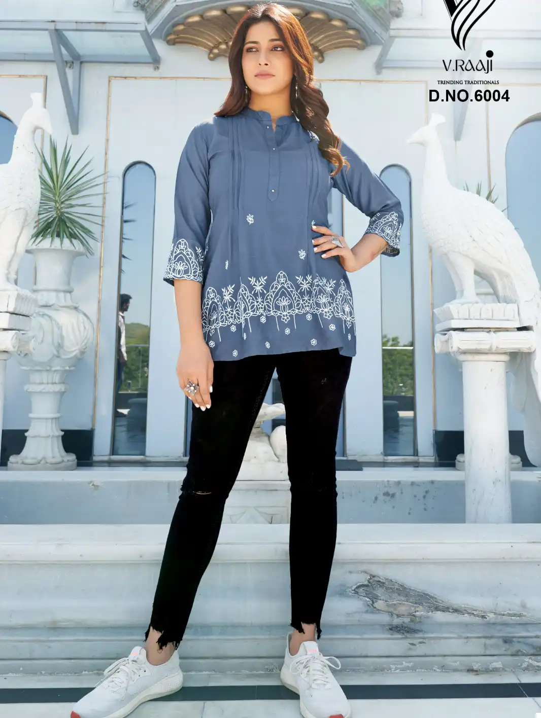 V. Raaji Topsy Viscose Rayon Wholesale Short Top Catalog