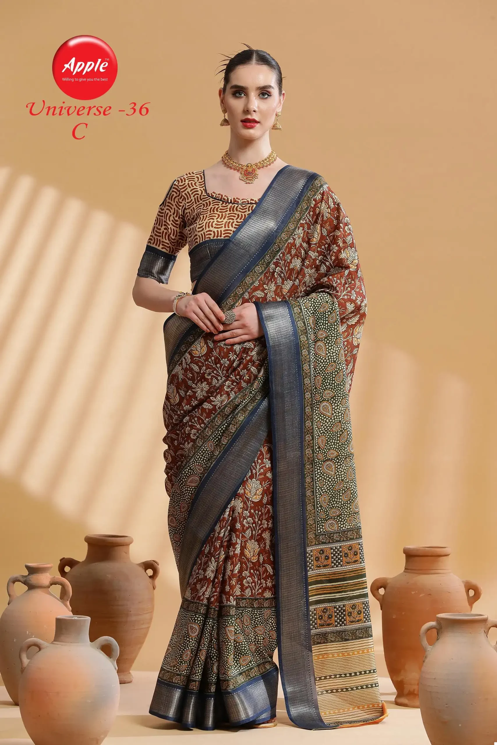 Apple Universe 36 Dola Wholesale Saree Catalog — Wholesale Sarees, MPA wholesale from Surat — view 4