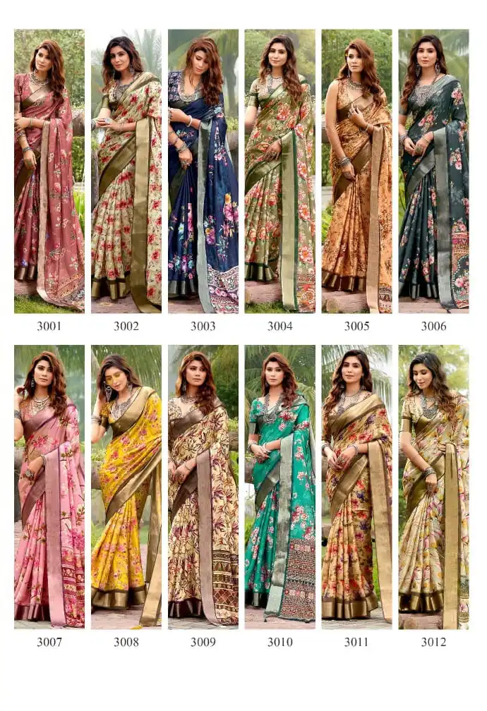 Mahamani Vaani Heavy Tusser Ghincha Silk Wholesale Saree Catalog — Wholesale Sarees, MPA wholesale from Surat — view 12