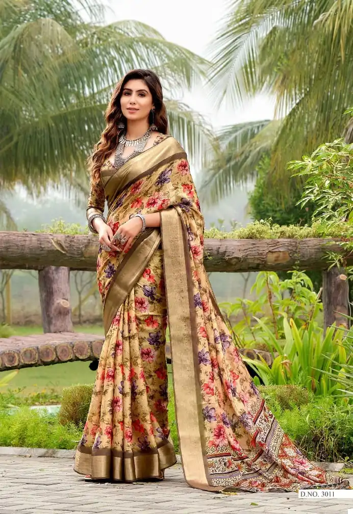 Mahamani Vaani Heavy Tusser Ghincha Silk Wholesale Saree Catalog — Wholesale Sarees, MPA wholesale from Surat - Gallery Image 4