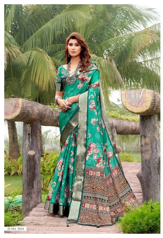 Mahamani Vaani Heavy Tusser Ghincha Silk Wholesale Saree Catalog — Wholesale Sarees, MPA wholesale from Surat - Gallery Image 5