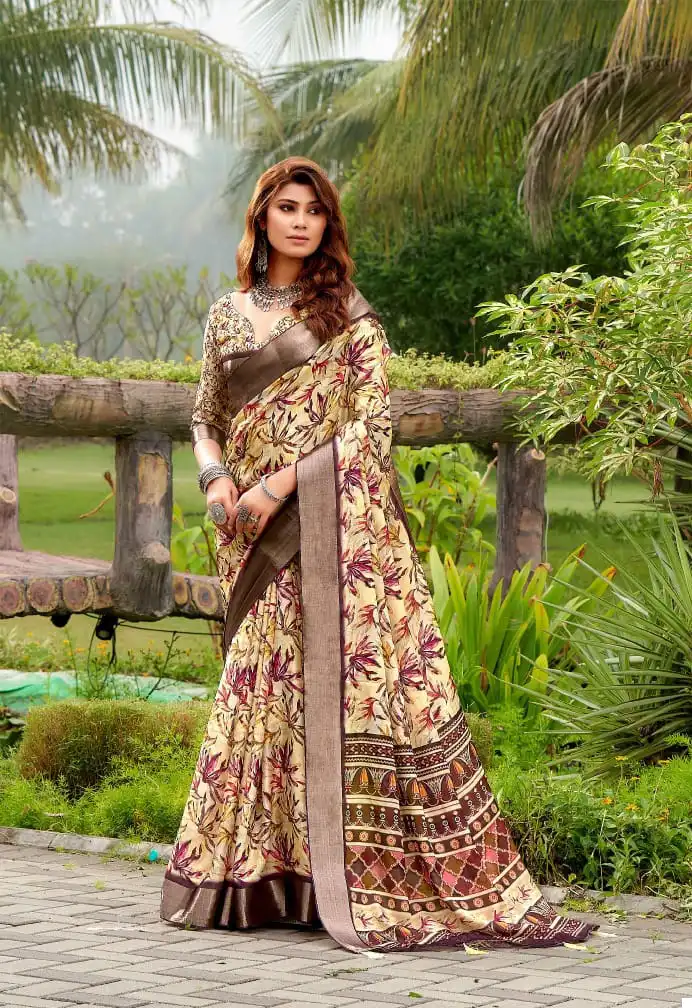 Mahamani Vaani Heavy Tusser Ghincha Silk Wholesale Saree Catalog — Wholesale Sarees, MPA wholesale from Surat - Gallery Image 6