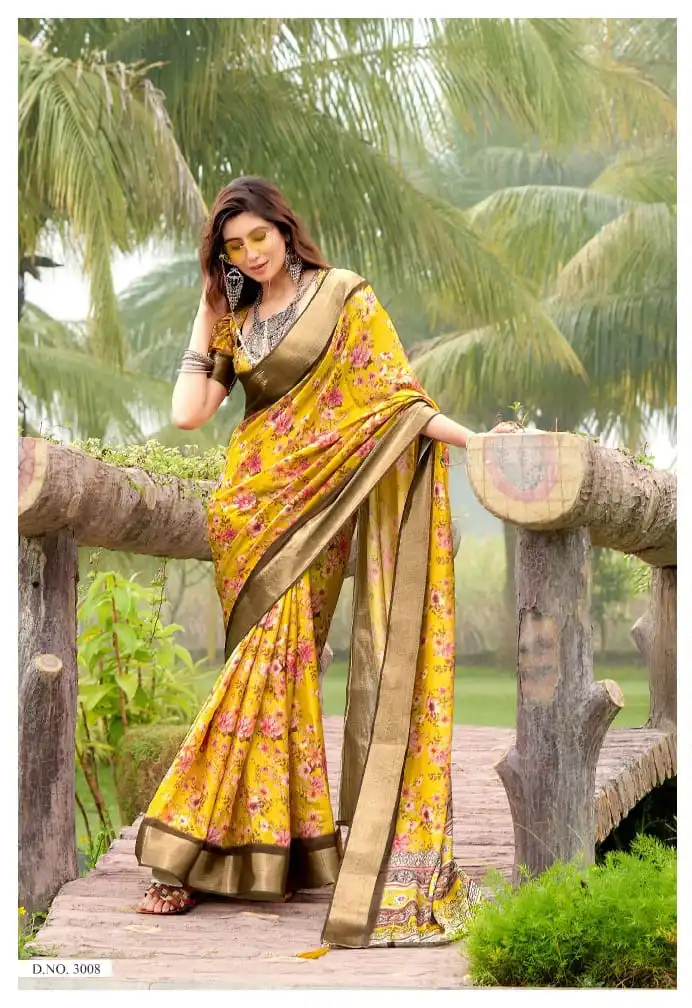 Mahamani Vaani Heavy Tusser Ghincha Silk Wholesale Saree Catalog — Wholesale Sarees, MPA wholesale from Surat - Gallery Image 7
