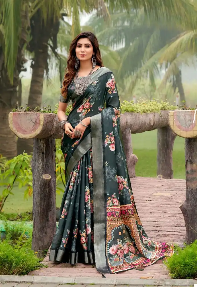 Mahamani Vaani Heavy Tusser Ghincha Silk Wholesale Saree Catalog — Wholesale Sarees, MPA wholesale from Surat - Gallery Image 8
