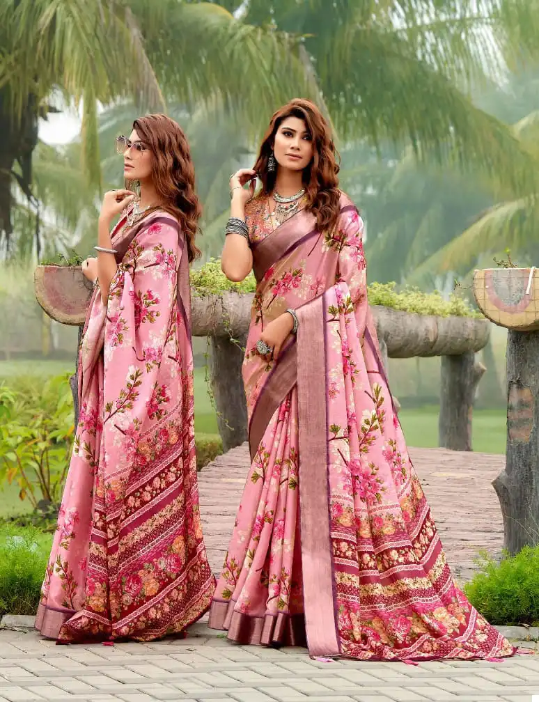 Mahamani Vaani Heavy Tusser Ghincha Silk Wholesale Saree Catalog — Wholesale Sarees, MPA wholesale from Surat - Gallery Image 9