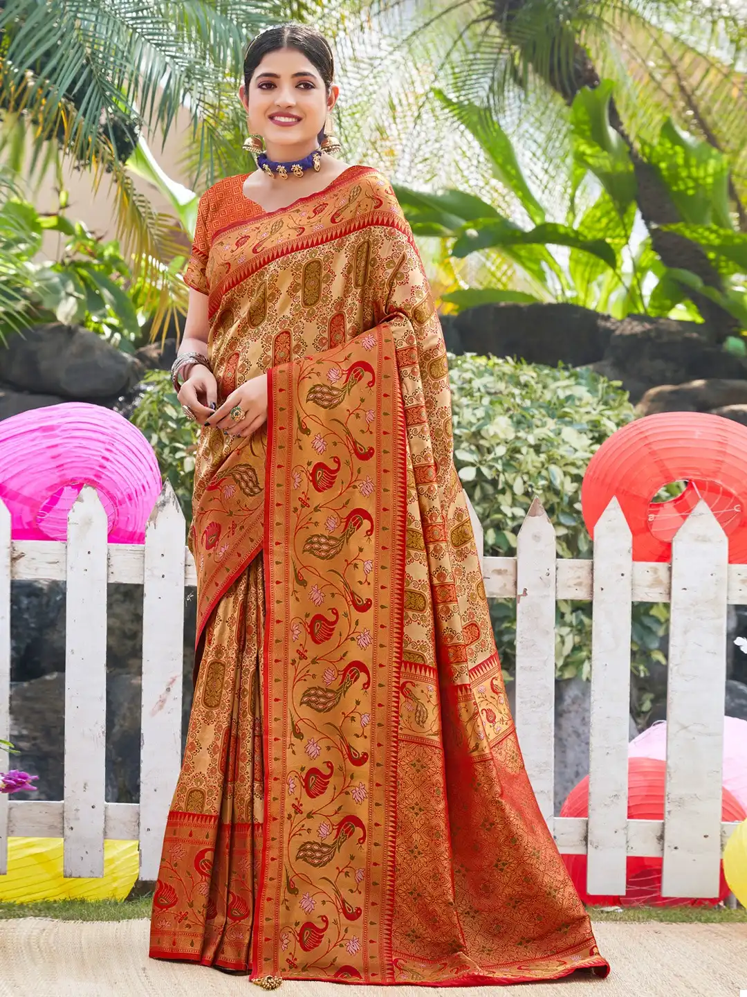 Bunawat Vaibhavi Silk Vol-04 Kanjivaram Silk Wholesale Saree Catalog — Wholesale Sarees, MPA wholesale from Surat - Gallery Image 4