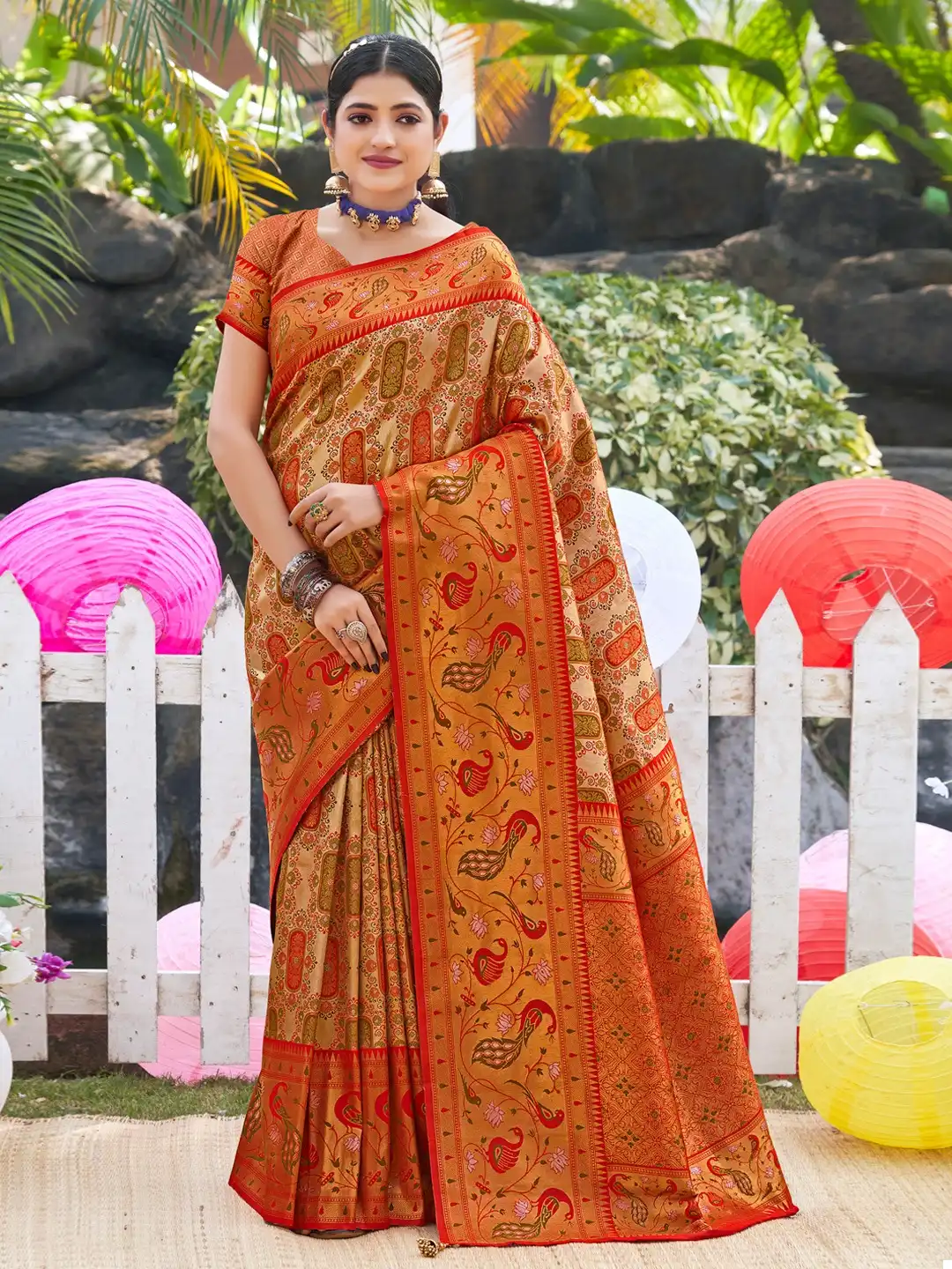 Bunawat Vaibhavi Silk Vol-04 Kanjivaram Silk Wholesale Saree Catalog — Wholesale Sarees, MPA wholesale from Surat - Gallery Image 3