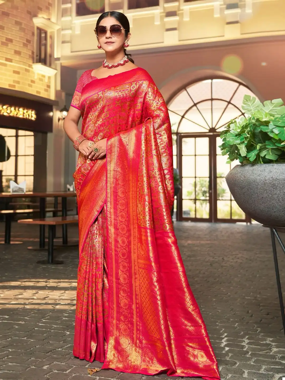 Bunawat Vaibhavi Silk Vol-05 Kanjivaram Silk Wholesale Saree Catalog — Wholesale Sarees, MPA wholesale from Surat - Gallery Image 2