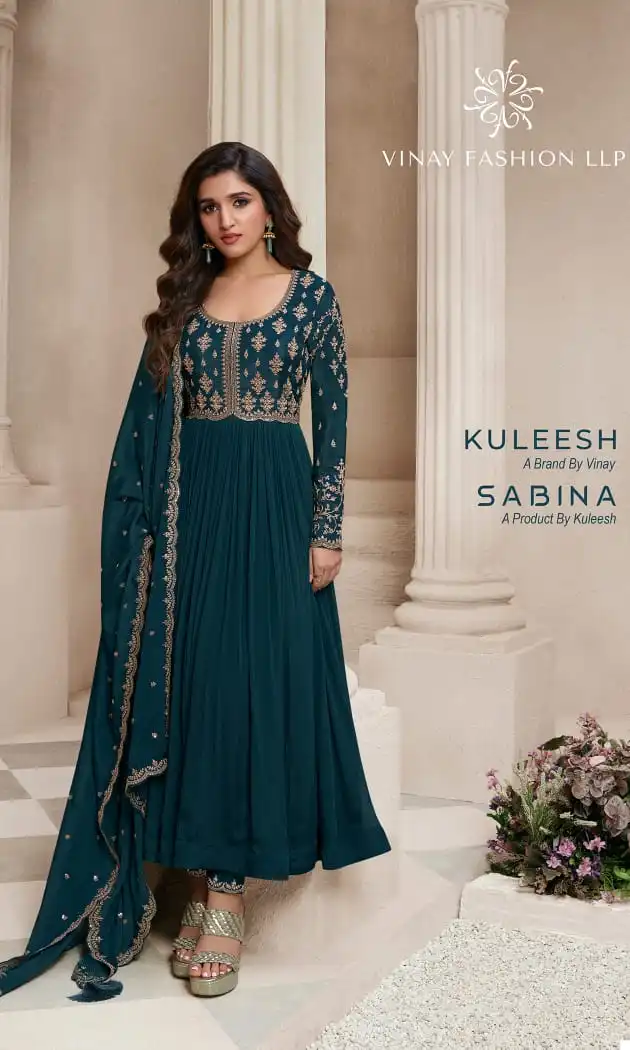 Vinay Fashion Kuleesh - Sabina Chinon Wholesale Designer Suits Catalog — Wholesale Salwar Suits, MPA wholesale from Surat - Gallery Image 4