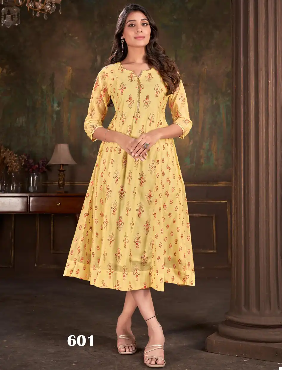 Jivora Wave Cotton Wholesale Designer Kurtis Catalog