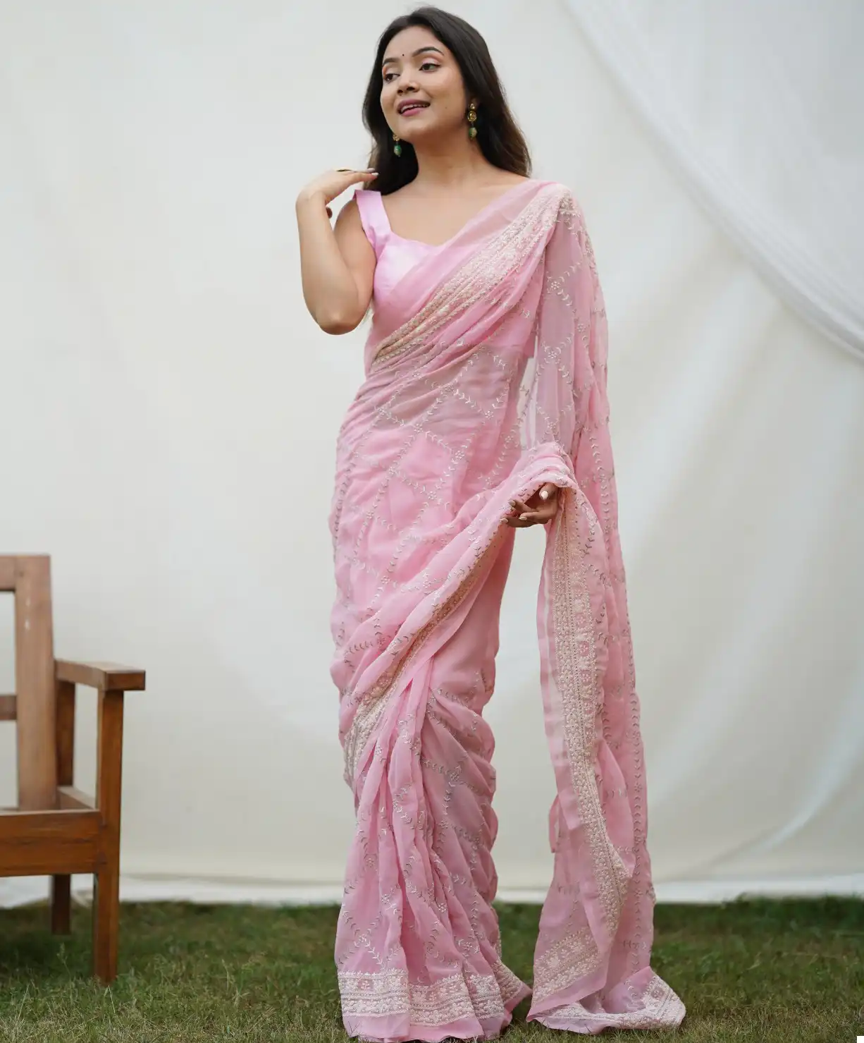 Shree Trends Yogeeta Georgette Wholesale Fancy Sarees