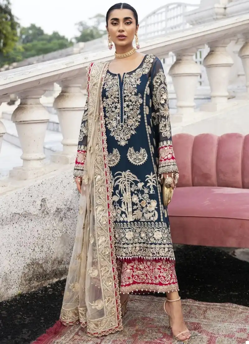 Ziaaz Code 391 Georgette Wholesale Pakistani Salwar Suit