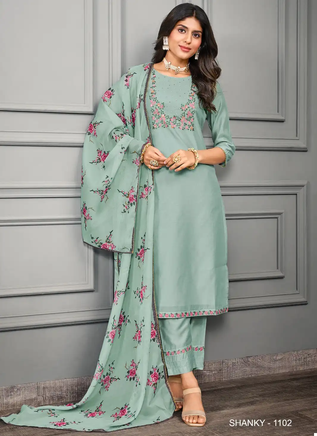 Jivora Shanky Premium Silky Cotton Wholesale Readymade Suits Catalog — Wholesale Salwar Suits, MPA wholesale from Surat — view 1