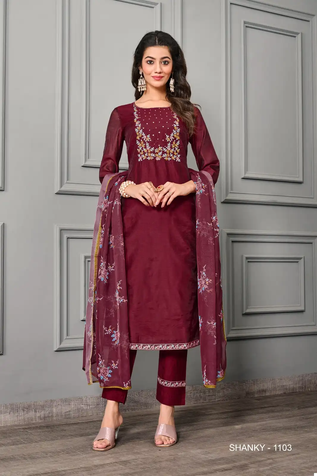 Jivora Shanky Premium Silky Cotton Wholesale Readymade Suits Catalog — Wholesale Salwar Suits, MPA wholesale from Surat - Gallery Image 4