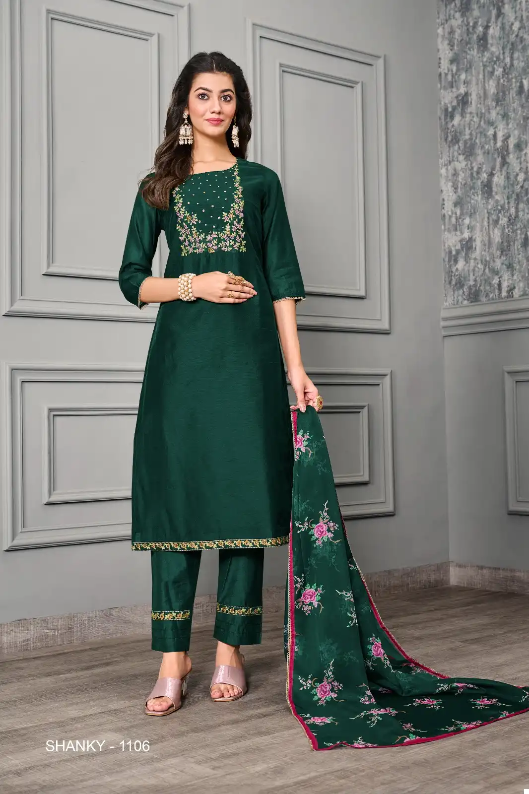 Jivora Shanky Premium Silky Cotton Wholesale Readymade Suits Catalog — Wholesale Salwar Suits, MPA wholesale from Surat - Gallery Image 2