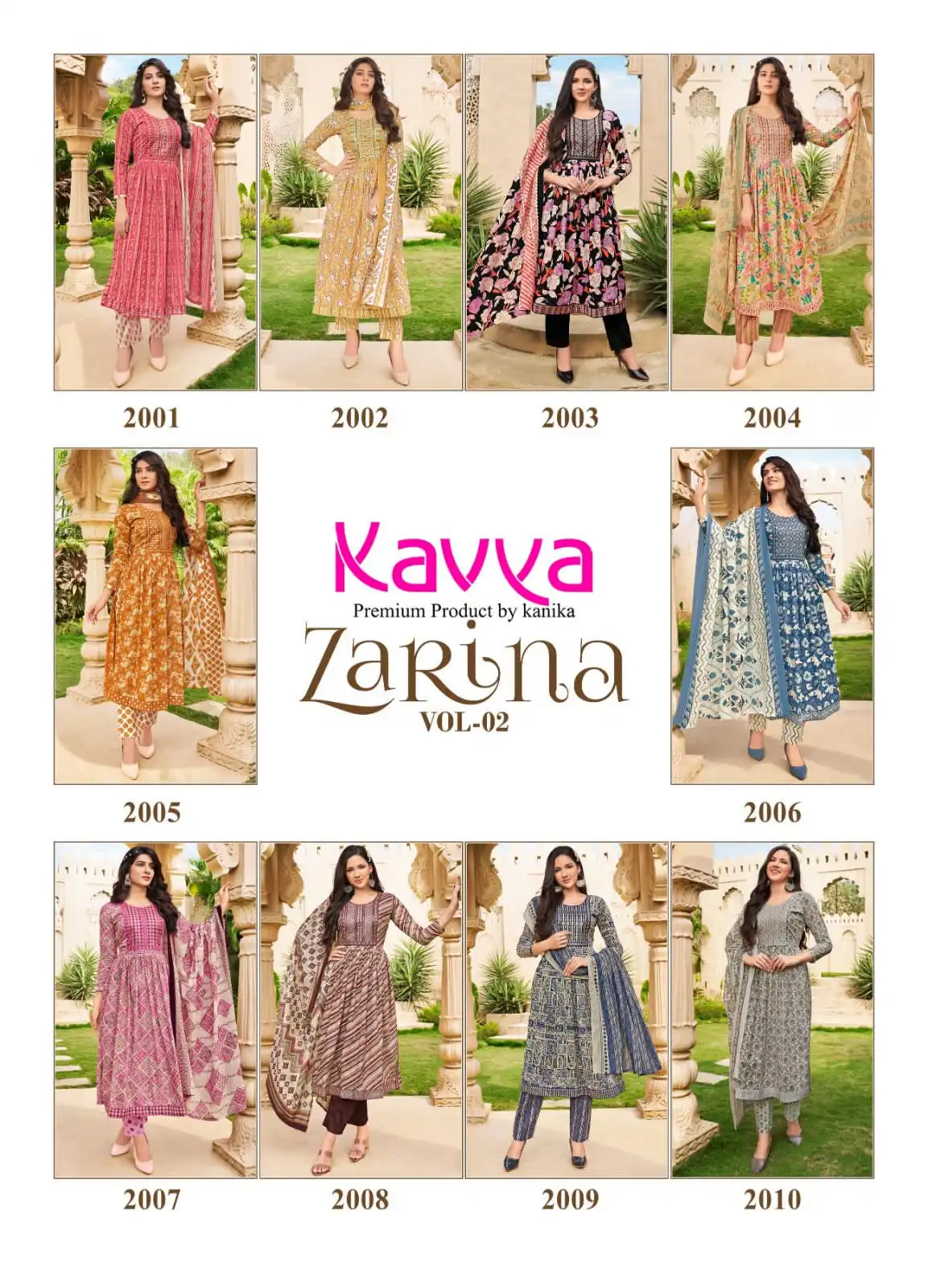 Kavya Zarina Vol 2 Pure Mal Cotton Wholesale Readymade Suits Catalog — Wholesale Salwar Suits, MPA wholesale from Surat — view 11