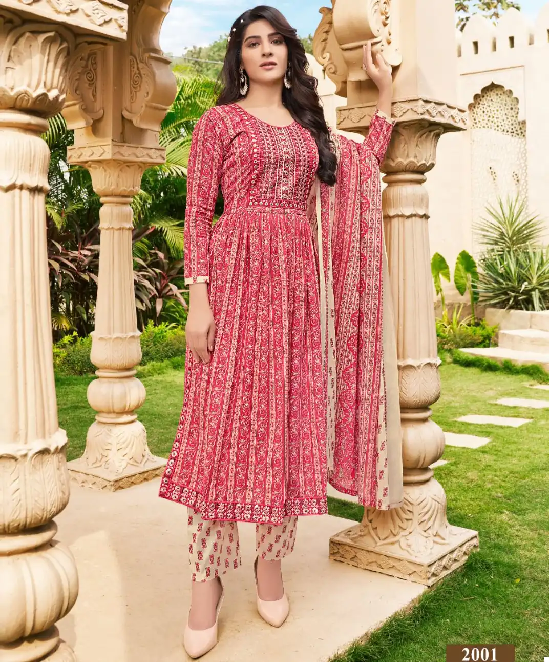 Kavya Zarina Vol 2 Pure Mal Cotton Wholesale Readymade Suits Catalog — Wholesale Salwar Suits, MPA wholesale from Surat — view 1