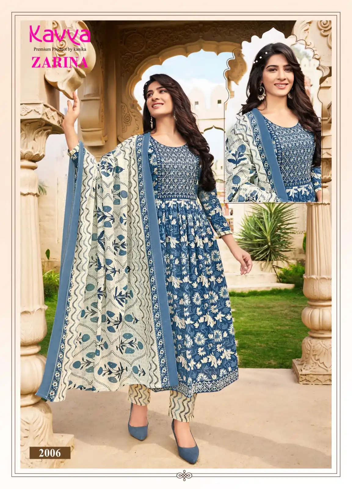 Kavya Zarina Vol 2 Pure Mal Cotton Wholesale Readymade Suits Catalog — Wholesale Salwar Suits, MPA wholesale from Surat - Gallery Image 10