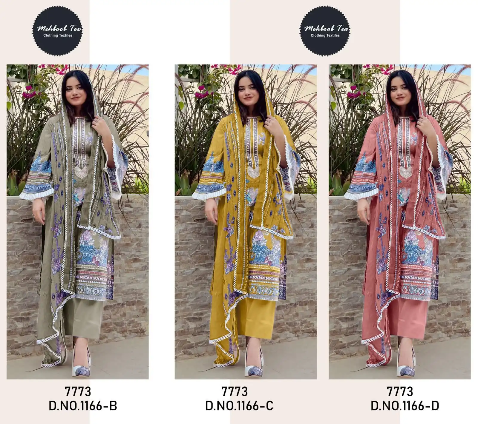 Mehboob Tex 1166 Design No Pure Cotton Print Wholesale Pakistani Salwar Suit Catalog - Image 8