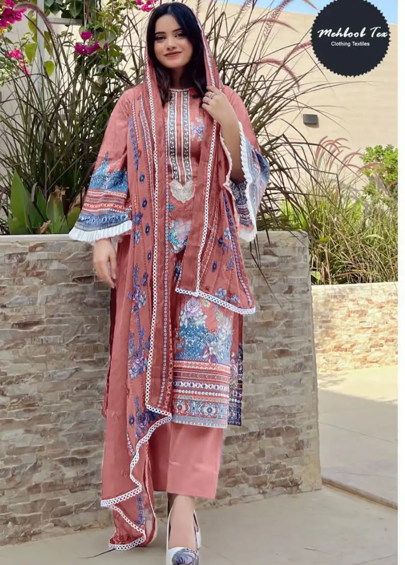 Mehboob Tex 1166 Design No Pure Cotton Print Wholesale Pakistani Salwar Suit Catalog