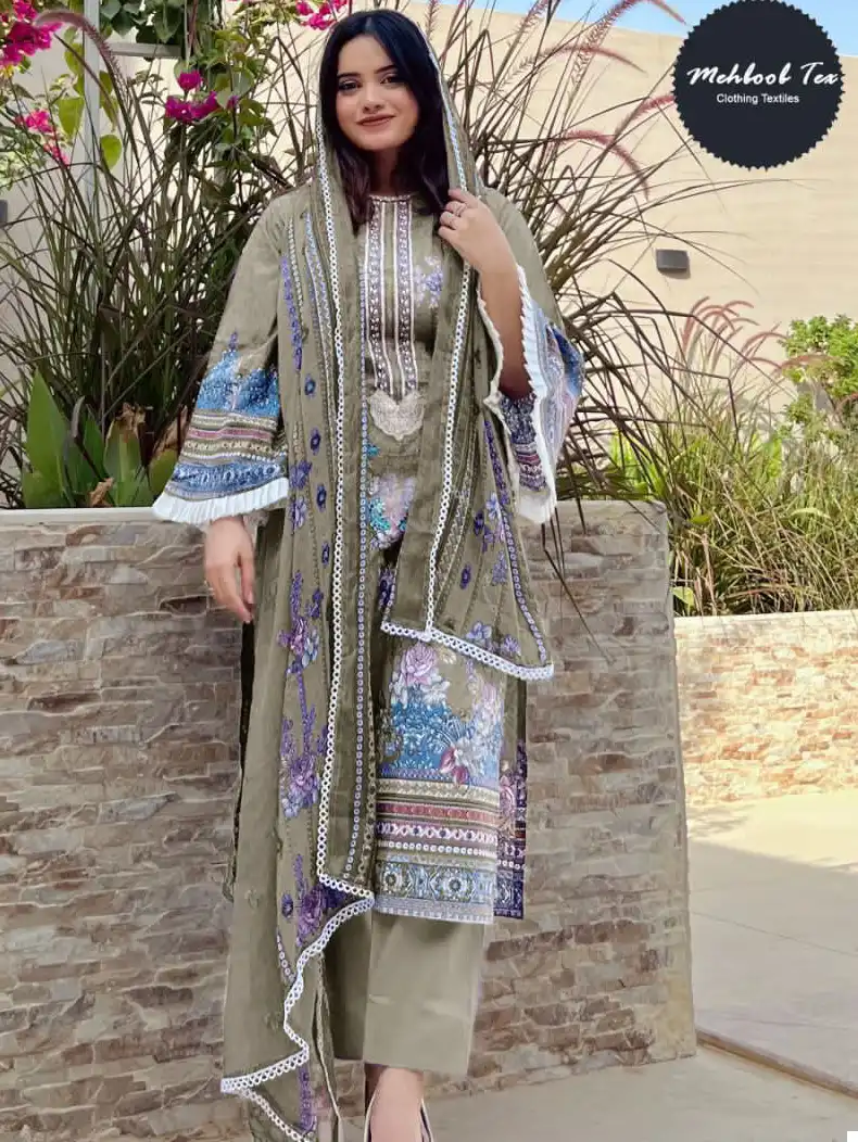 Mehboob Tex 1166 Design No Pure Cotton Print Wholesale Pakistani Salwar Suit Catalog - Image 3