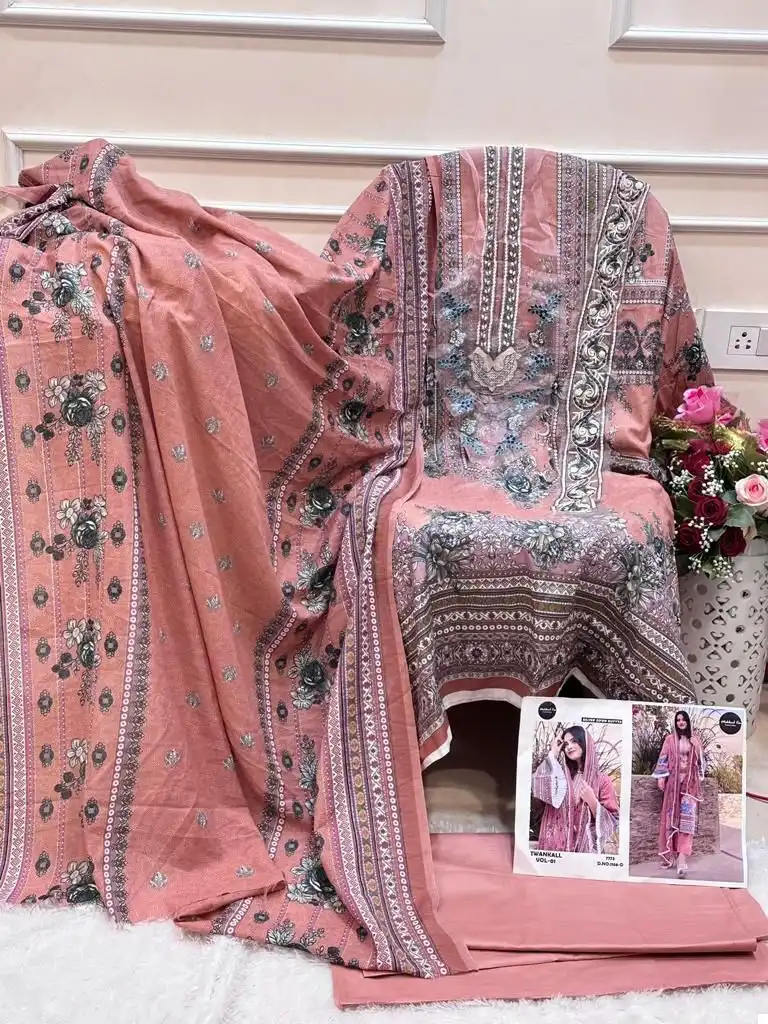 Mehboob Tex 1166 Design No Pure Cotton Print Wholesale Pakistani Salwar Suit Catalog - Image 4
