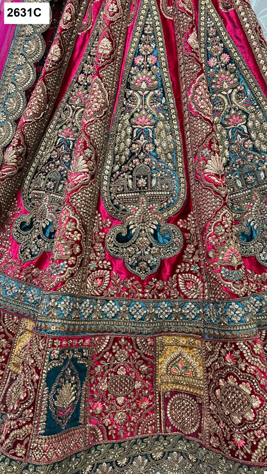 Anjani Art 2631A To 2631D Velvet Wholesale Lehenga Catalog - Image 12
