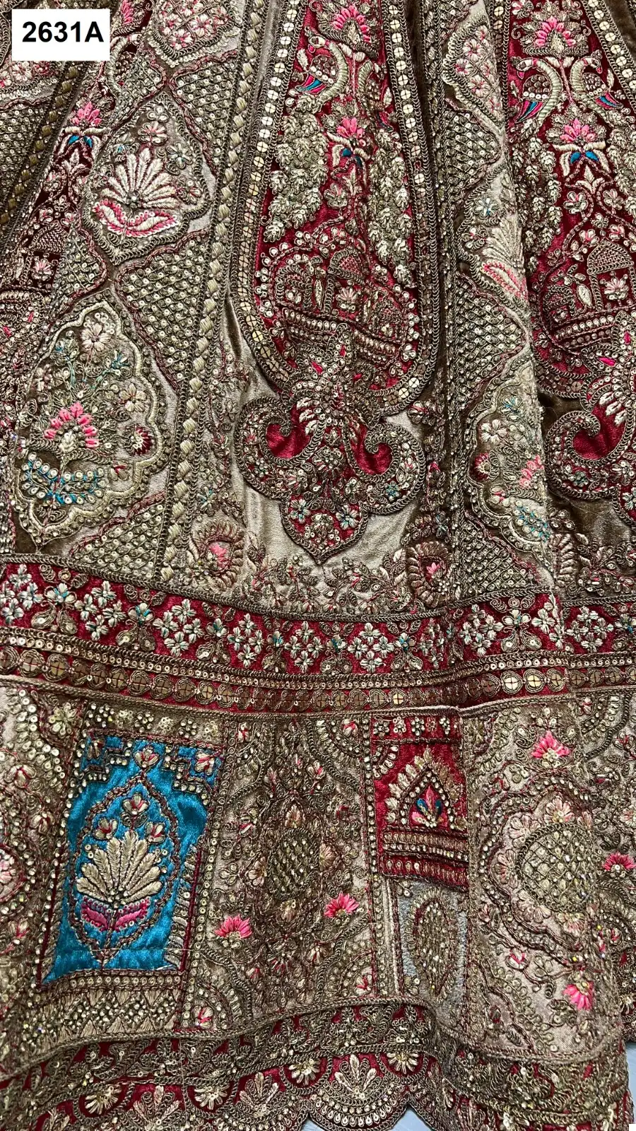 Anjani Art 2631A To 2631D Velvet Wholesale Lehenga Catalog - Image 3