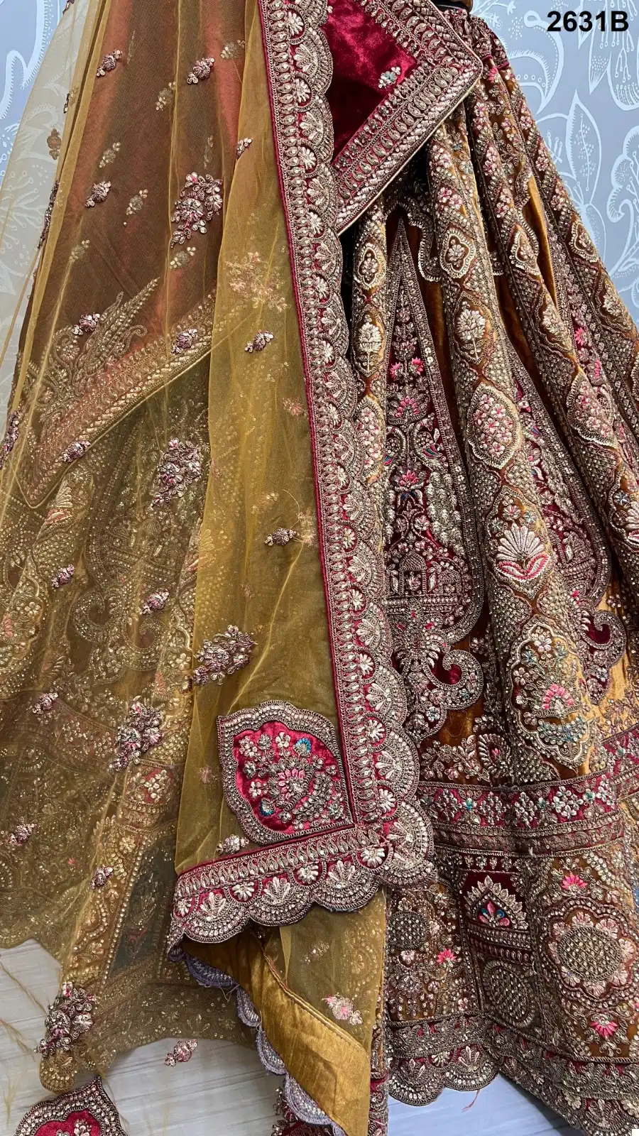 Anjani Art 2631A To 2631D Velvet Wholesale Lehenga Catalog - Image 9