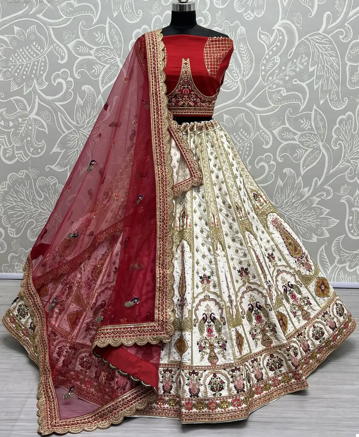 Anjani Art 2647A & 2647B Heavy Silk Wholesale Lehenga Catalog