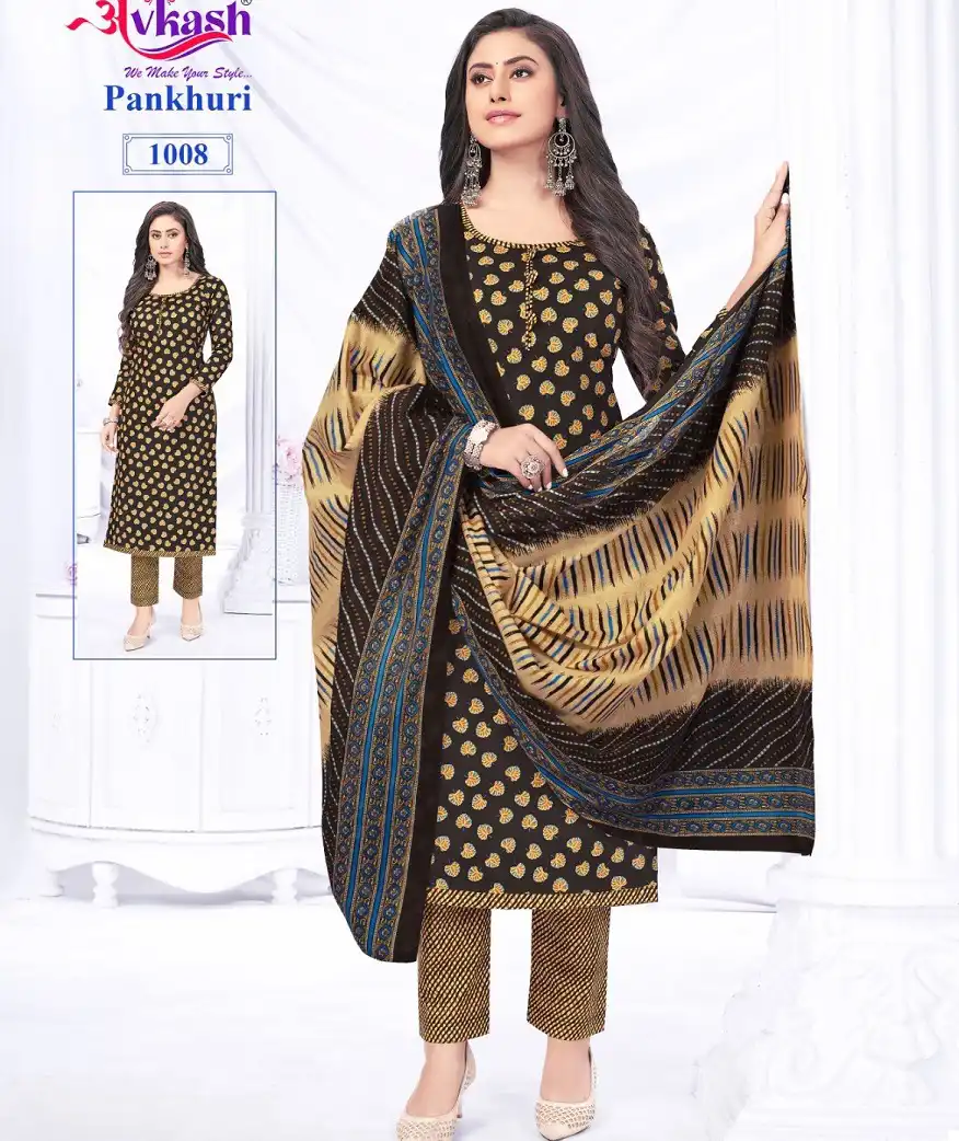 Avkash Pankhuri Vol 1 Pure Cotton Wholesale Readymade Salwar Suit Catalog