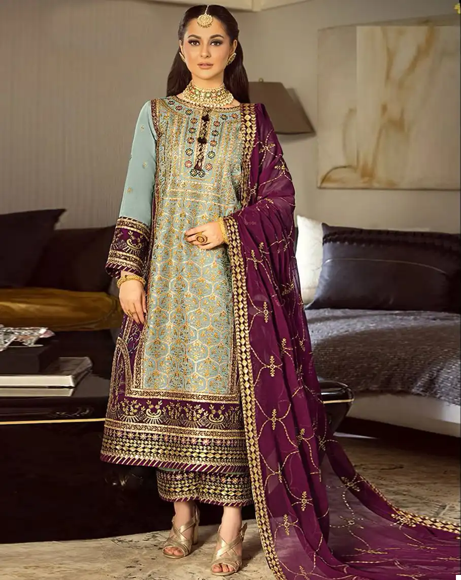 Fepic C-1710 Chinon Silk Wholesale Pakistani Designer Suit