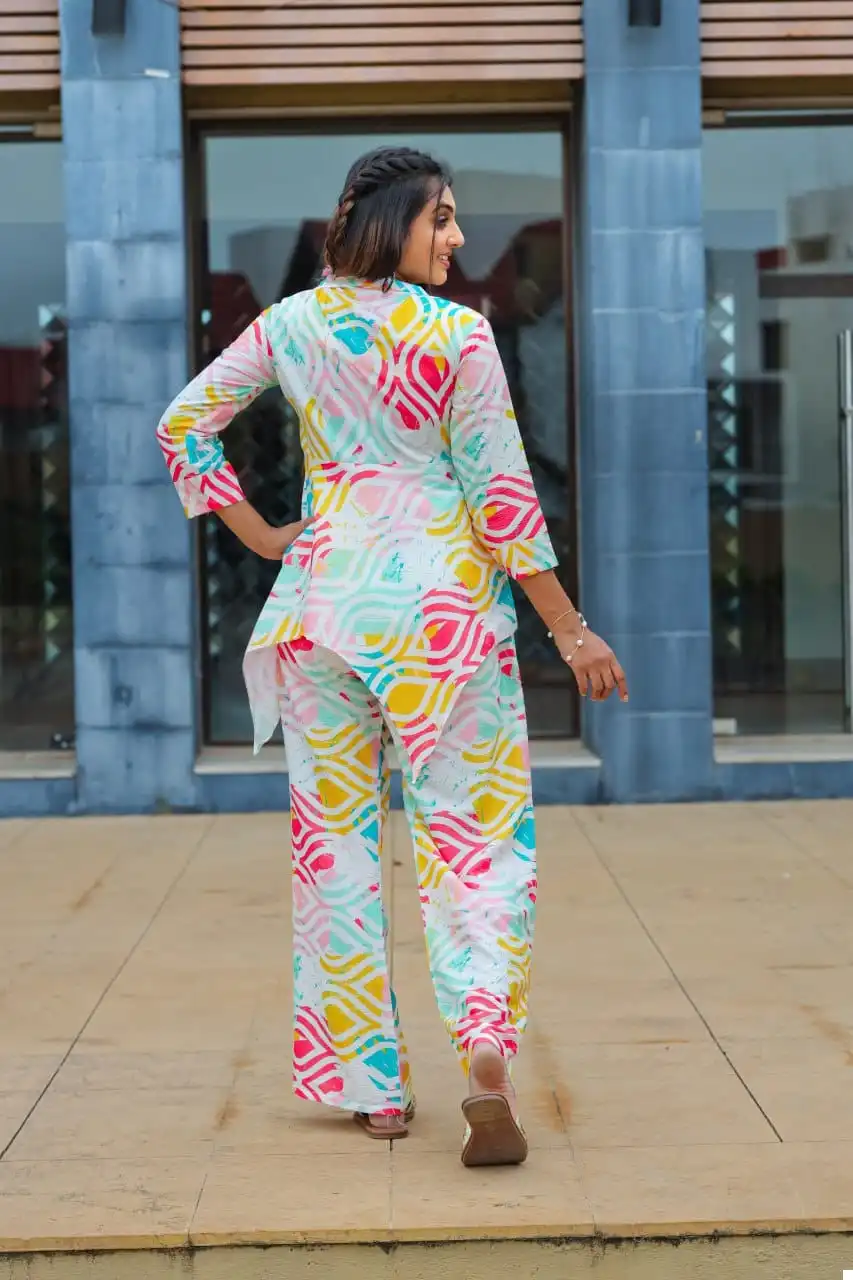 VE Kajal Cotton Blend Wholesale Co-Ord Set - Image 2