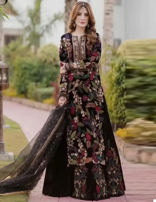 Deepsy Suits Design No 108 Velvet Wholesale Pakistani Winter Salwar Suit