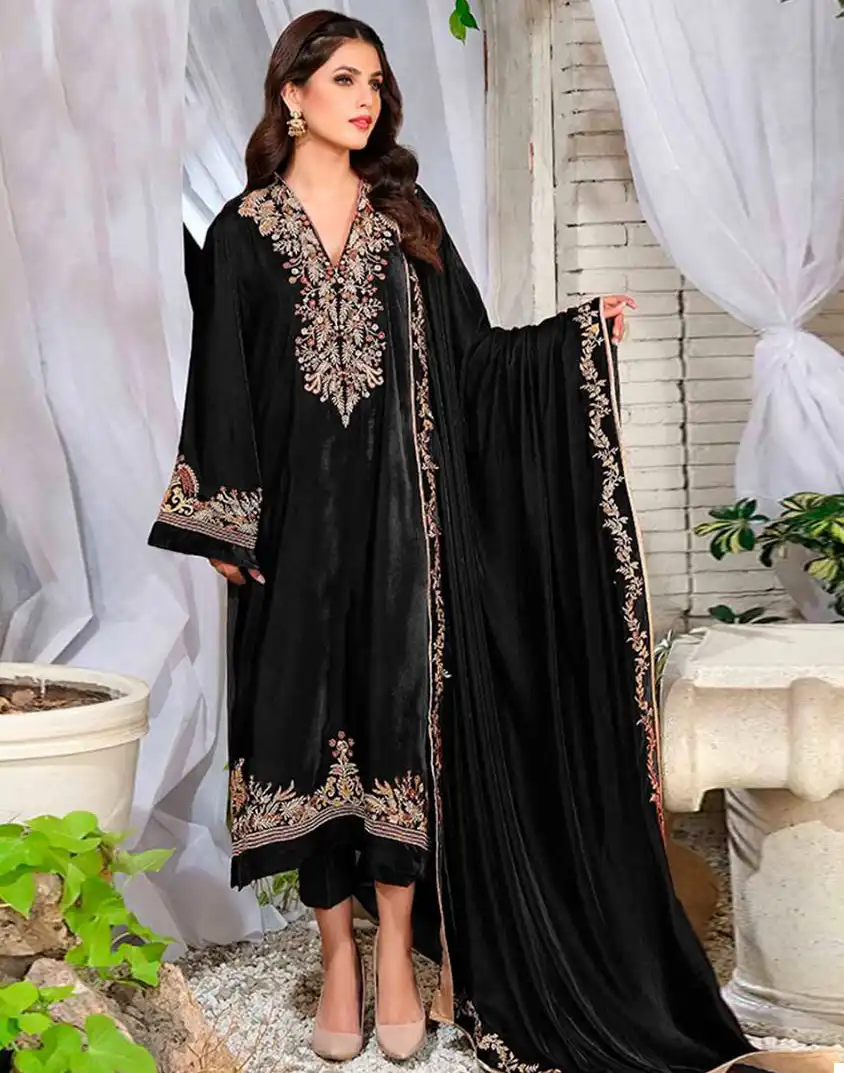 Deepsy Suits Design No 3241 Abc Velvet Wholesale Pakistani Winter Salwar Suit Catalog