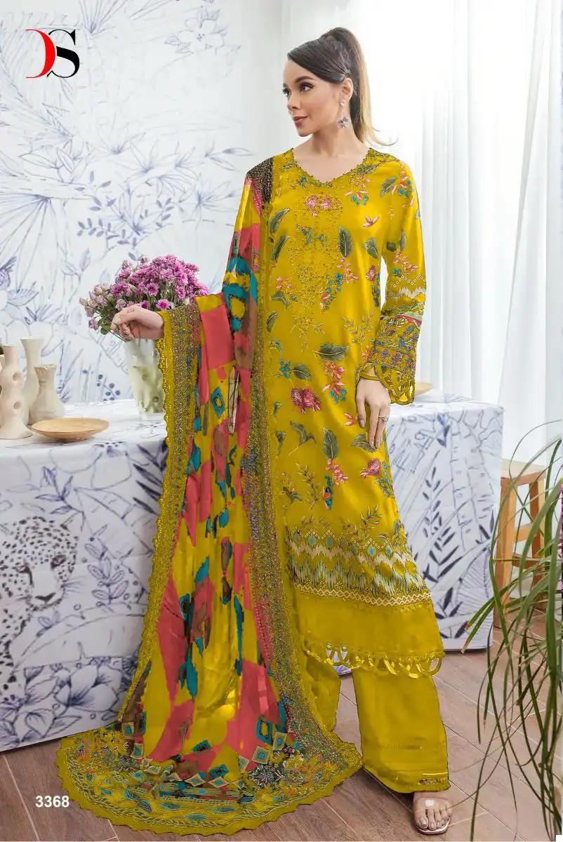 Deepsy Suits Nureh Gardenia 24 Pure Cotton Wholesale Pakistani Salwar Suit Catalog - Image 7