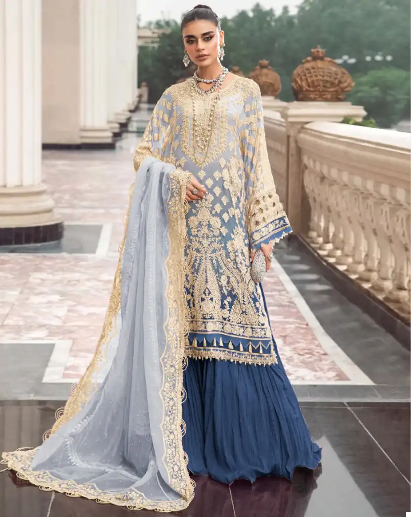 Dinsaa Suit D No 237 Heavy Georgette Wholesale Pakistani Salwar Suit Catalog