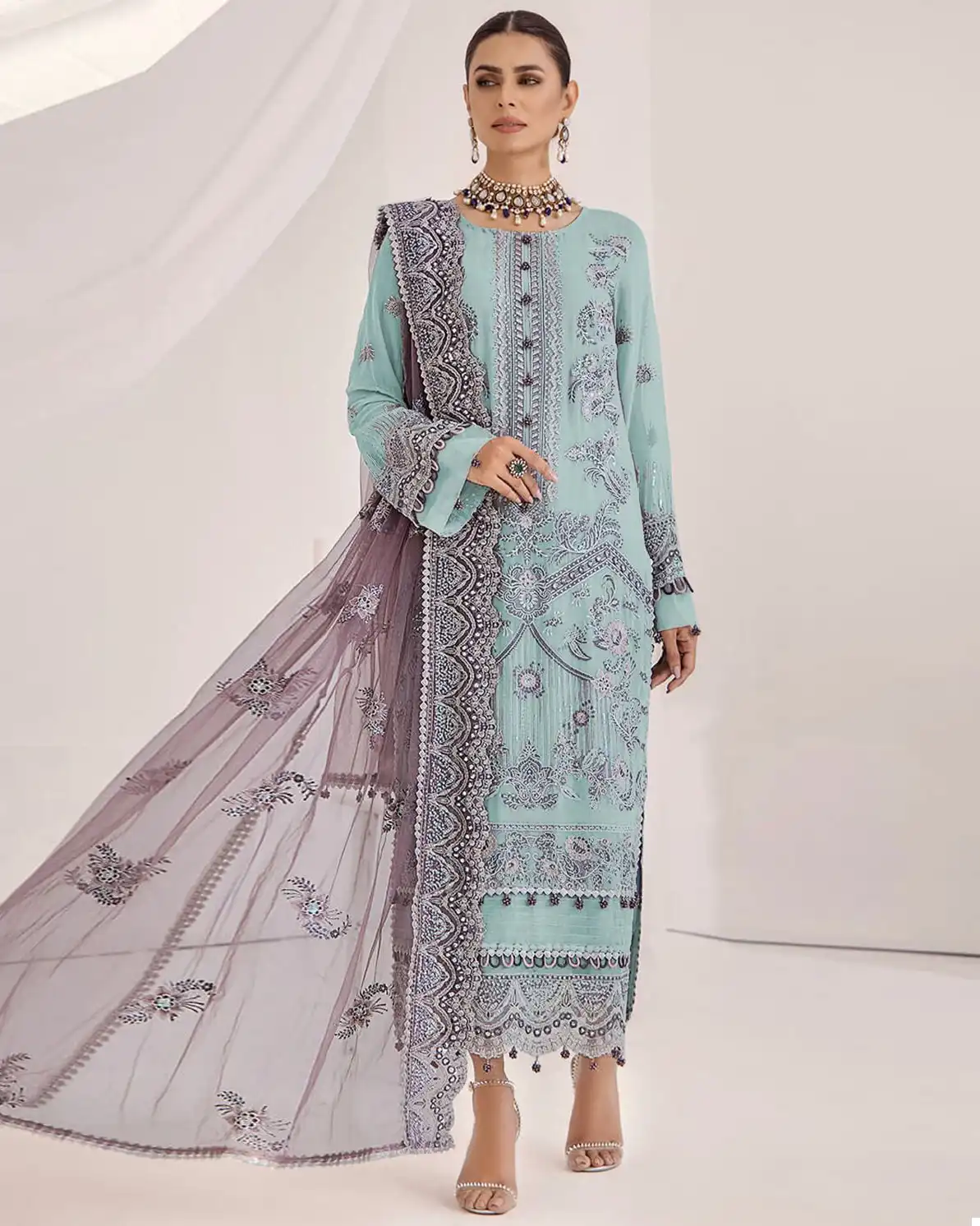 Fepic C 1306 Georgette Wholesale Pakistani Salwar Suit Catalog