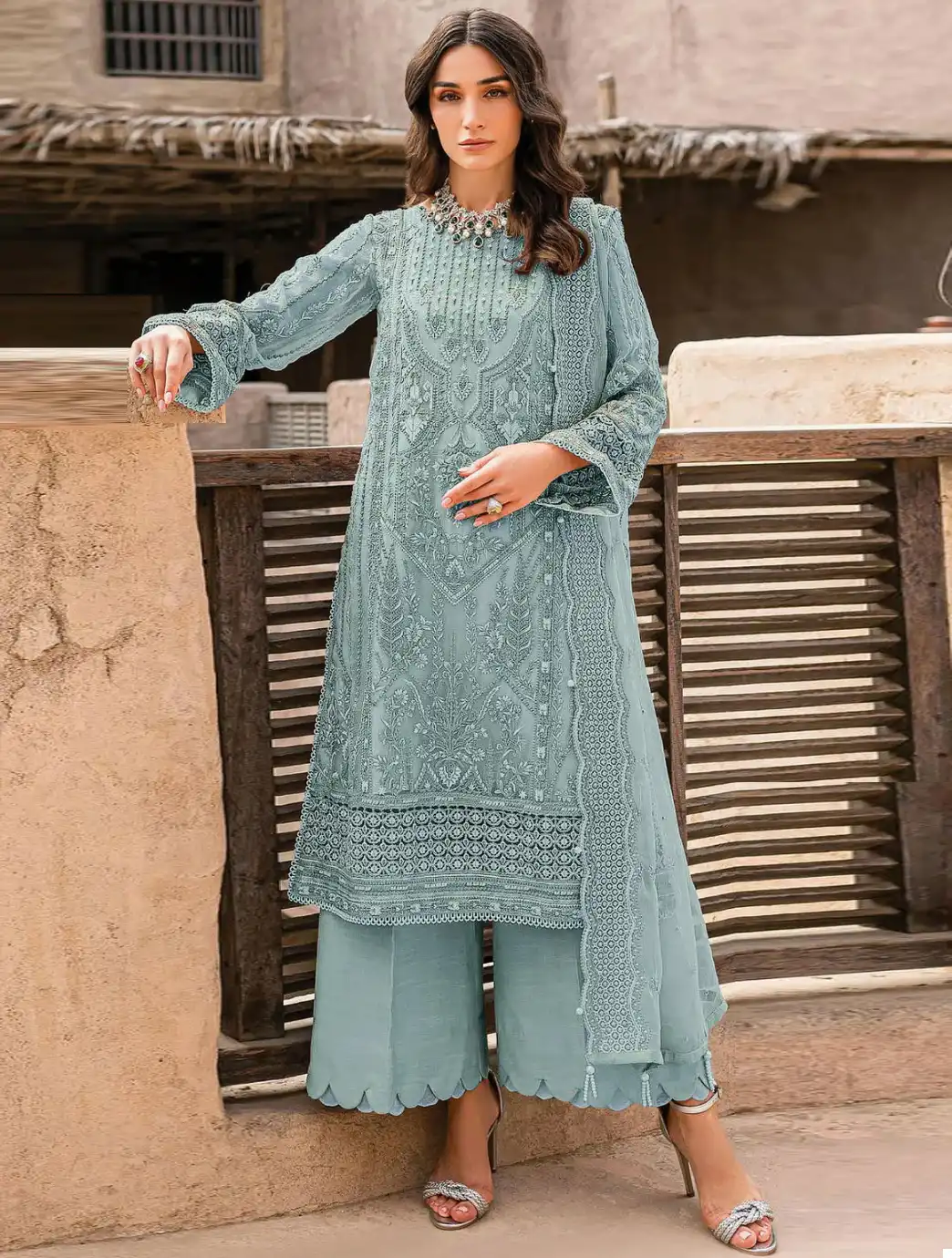 Fepic C 1541 Organza Wholesale Pakistani Salwar Suit Catalog