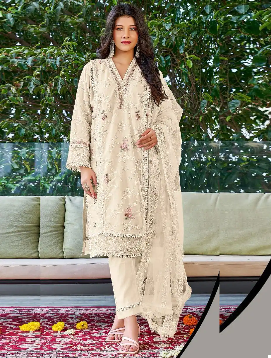 Fepic C 1631 Organza Wholesale Pakistani Salwar Suit Catalog